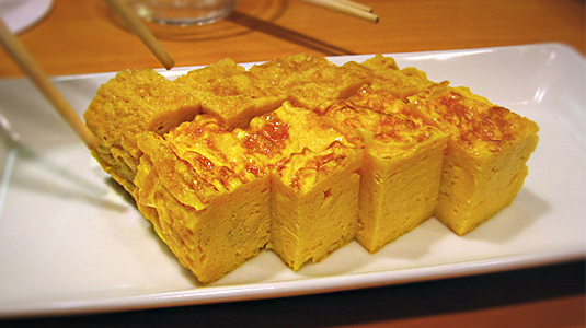 Vaječná roláda tamagoyaki